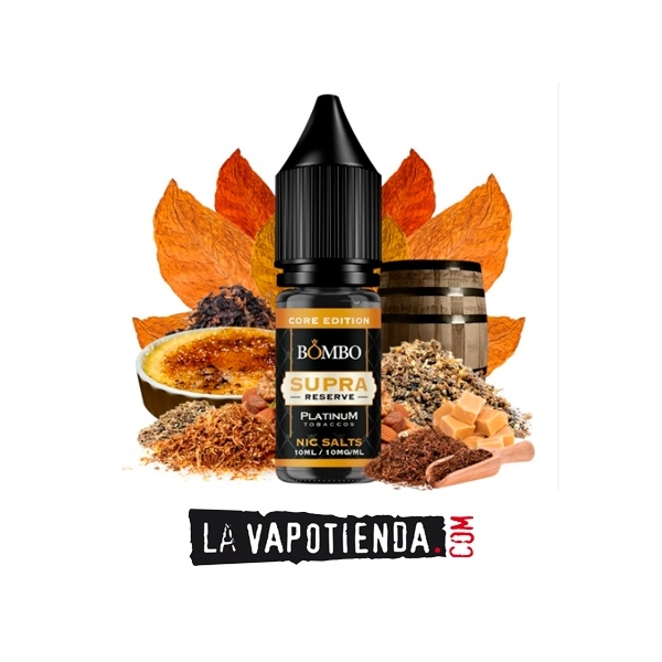 Supra Reserve 10ml - Platinum Tobaccos Nic Salts by Bombo Core Edition