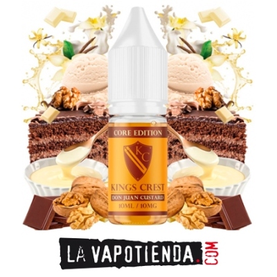 Don Juan Custard 10ml - Kings Crest Core Edition - LA VAPOTIENDA -