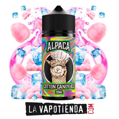 Aroma Cotton Candy Ice 20ml/120 (Longfill) - Alpaca - LA VAPOTIENDA -